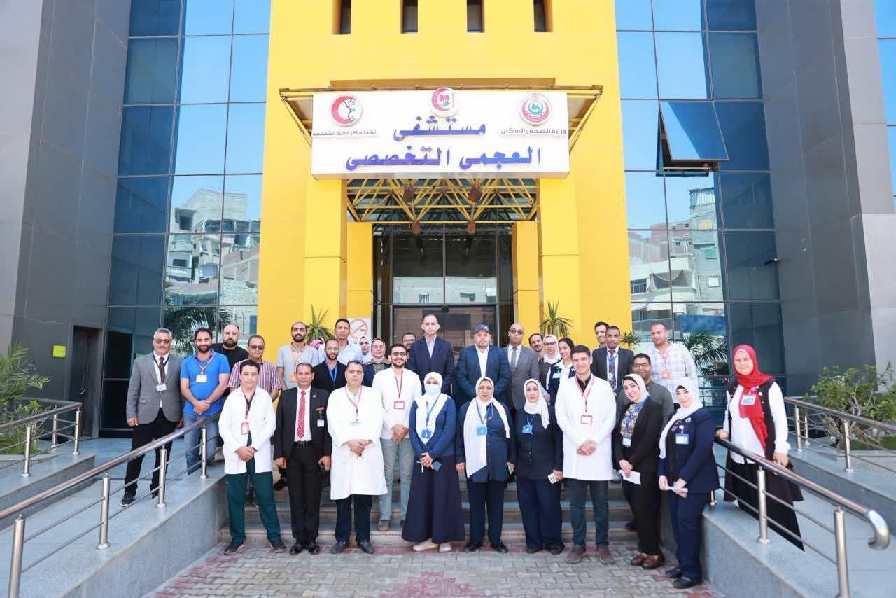 نائب وزير الصحة يبدء جولته في الإسكندرية من مستشفى العجمي
