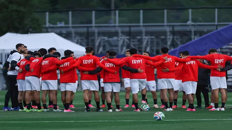 15 صورة ترصد تدريبات  منتخب مصر قبل صدام إيران في كأس العالم