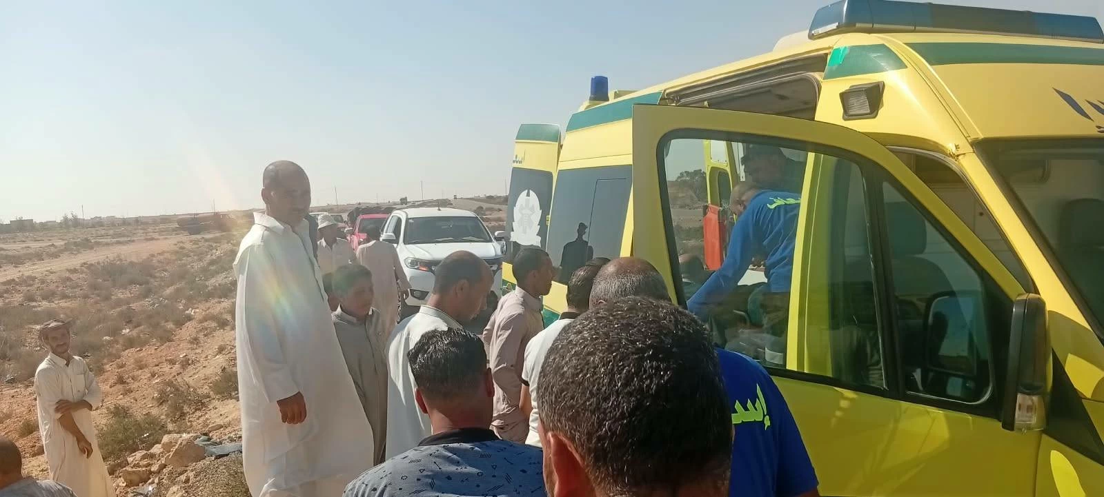 مصرع شخص وإصابة 8 آخرين في حادث انقلاب ميكروباص بطريق شبرا بنها الحر