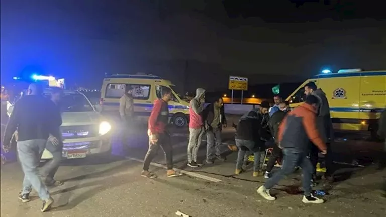 إصابة 16 طفلًا ومشرفتين في تصادم أتوبيس حضانة وسيارة بالإسكندرية 